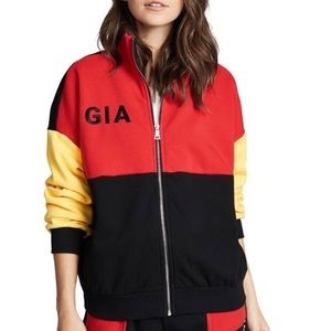 I AM GIA Colorblock Zip Up Sweatshirt